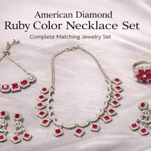 AD Rubi Necklace Set
